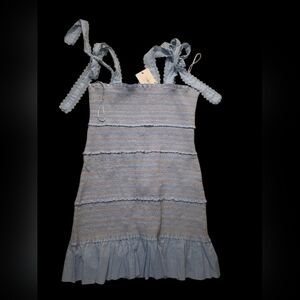 Chelsea & Violet Light Blue Textured Dress